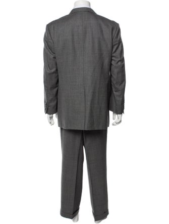 Burberry London Plaid Print Two-Piece Suit