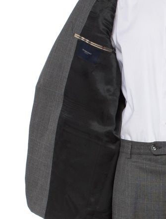 Burberry London Plaid Print Two-Piece Suit