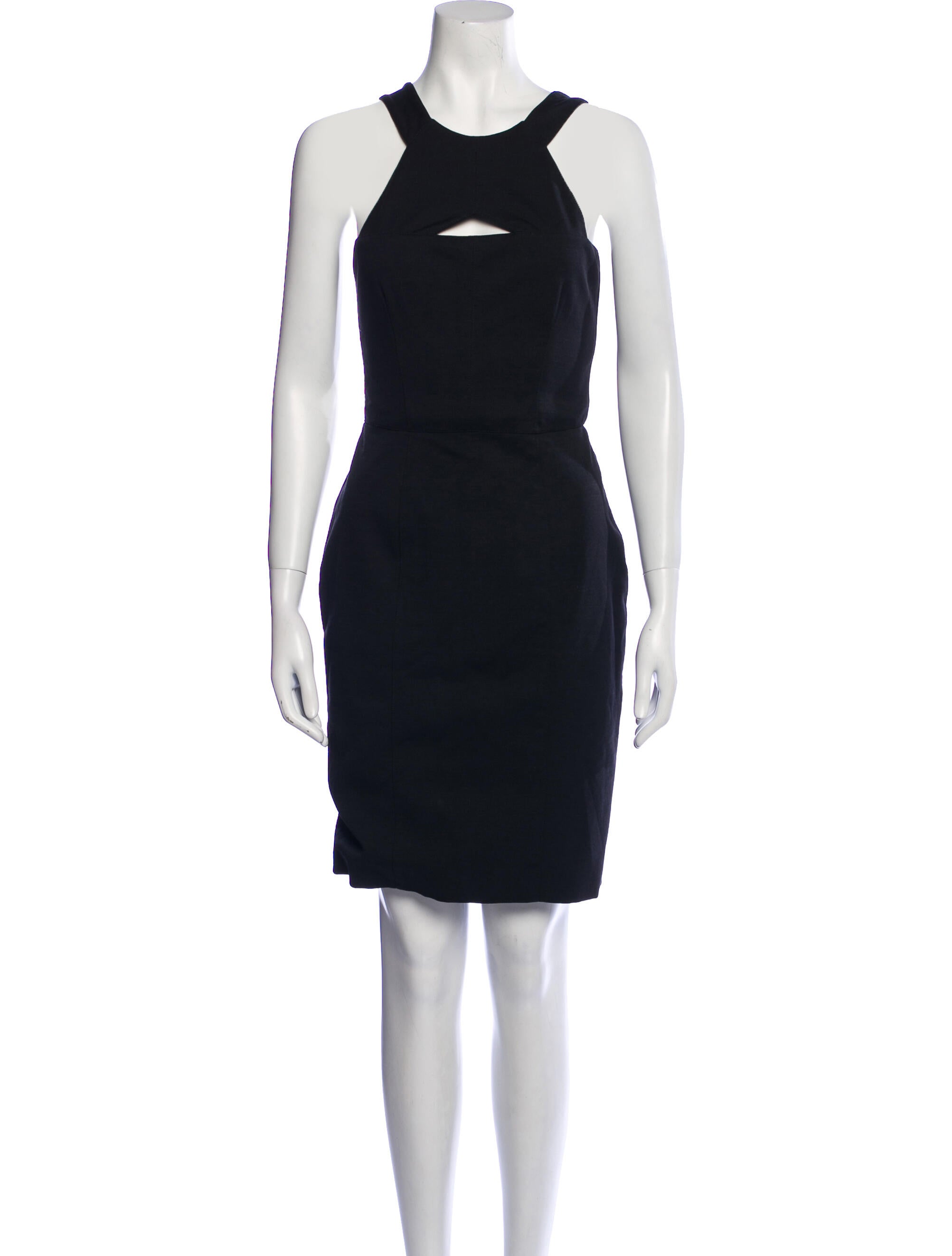 Burberry London Halterneck Knee-Length Dress