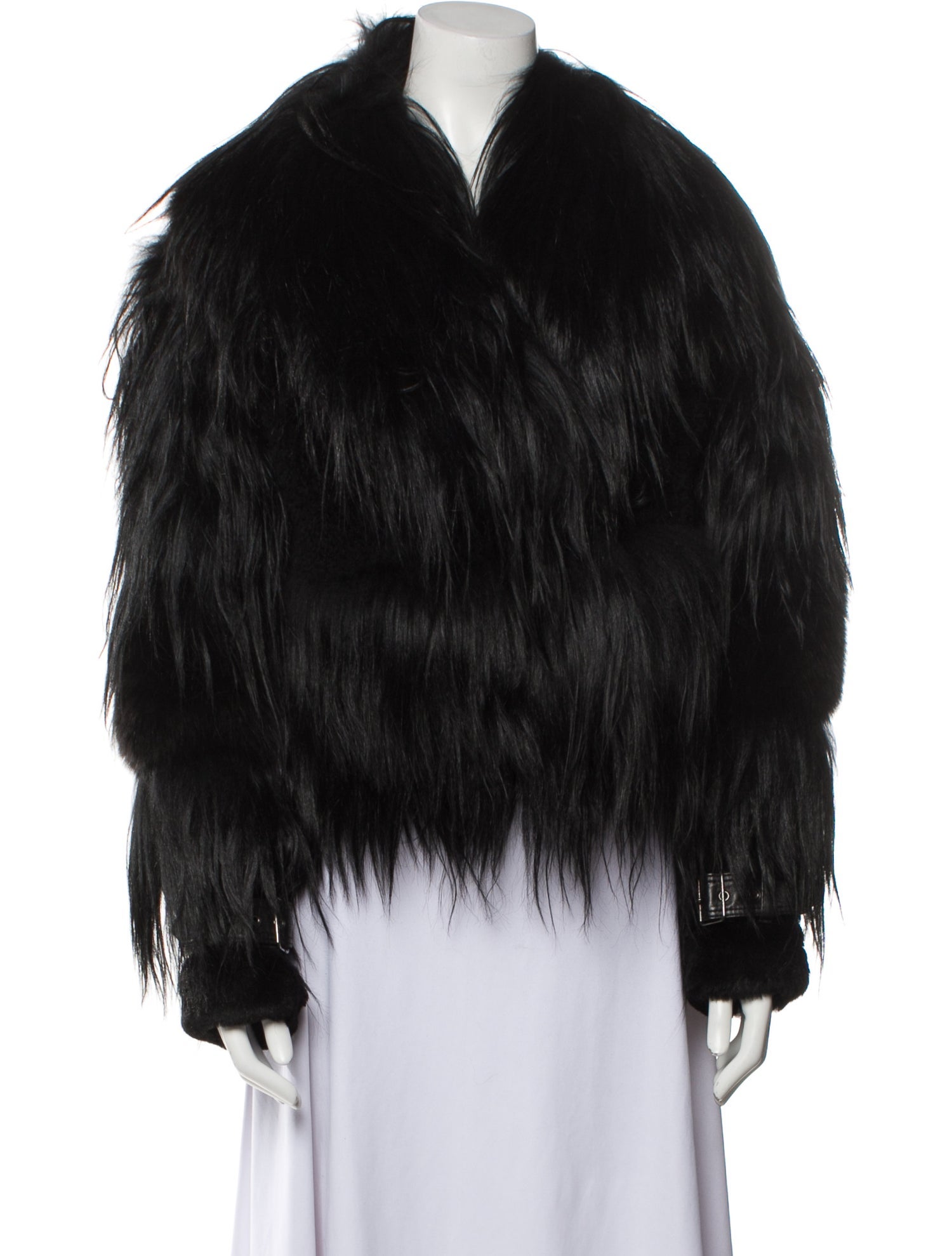 ジャケット・アウター Burberry wool jacket with fur ll06300_burberry_black_coat_fr