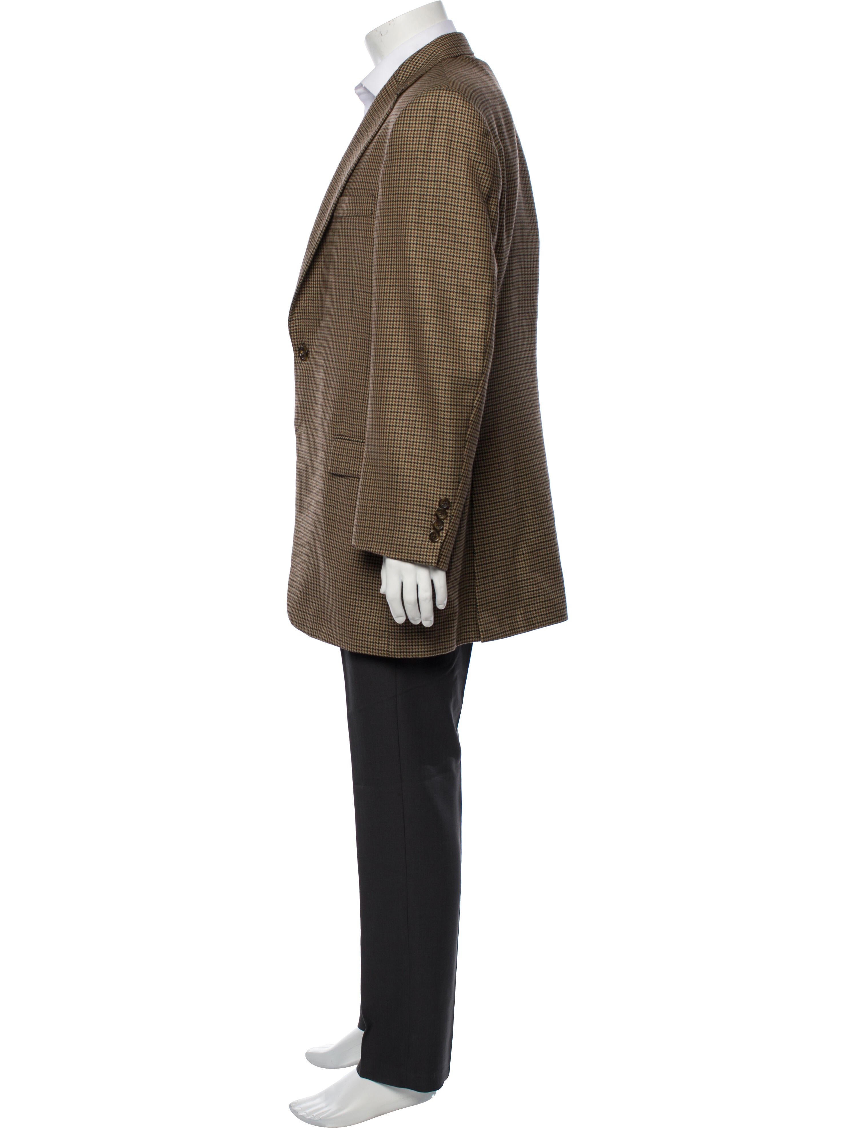 Burberry London Houndstooth Print Blazer - Suiting, Clothing