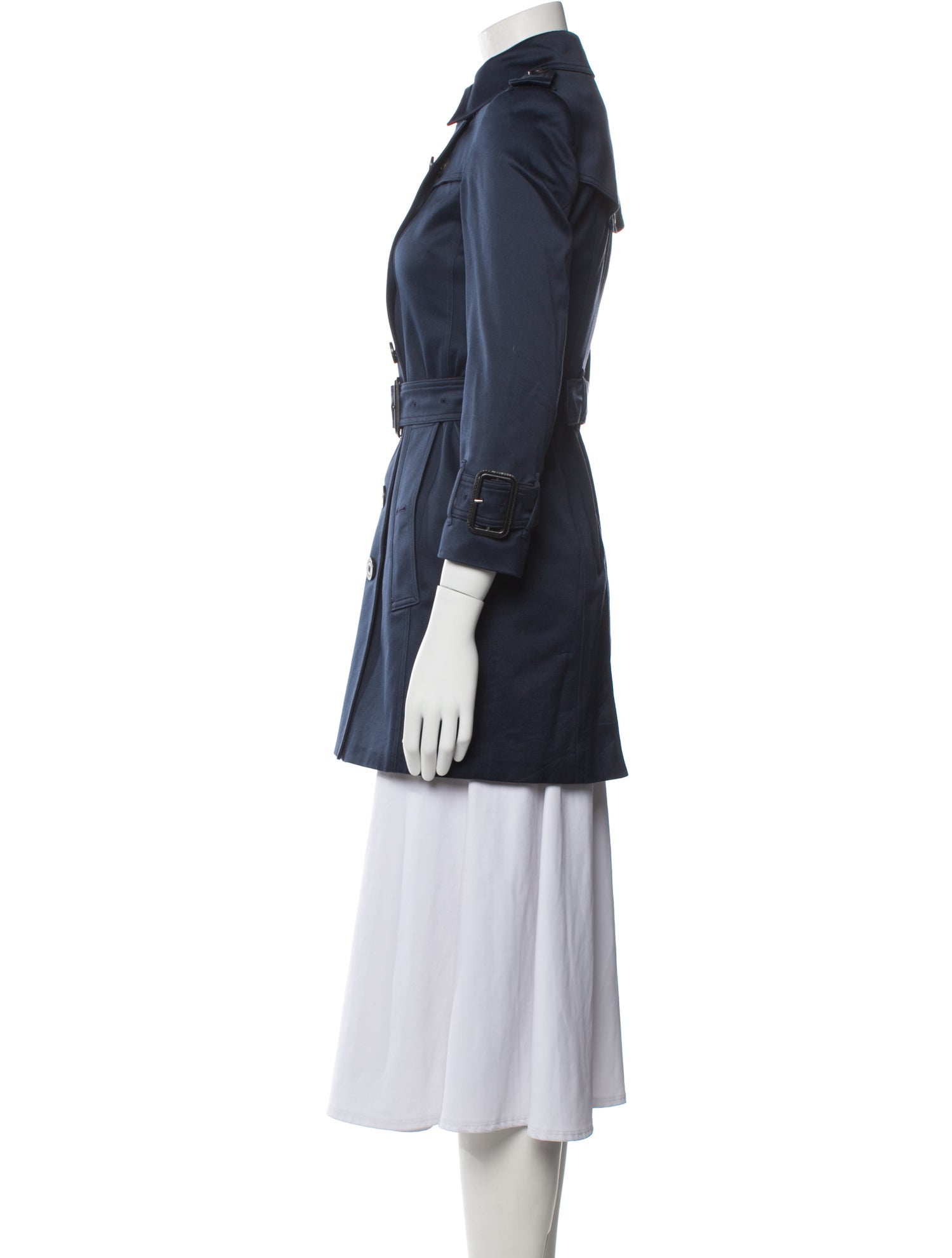 Burberry London Trench Coat - Blue Coats, Clothing - WBURL170634 | The ...