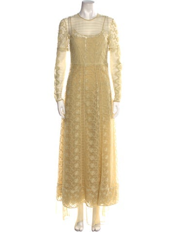 Burberry London Dresses Silk Long Dress US 4 | S