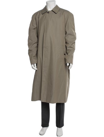 Burberry London Nova Check Pattern Trench Coat