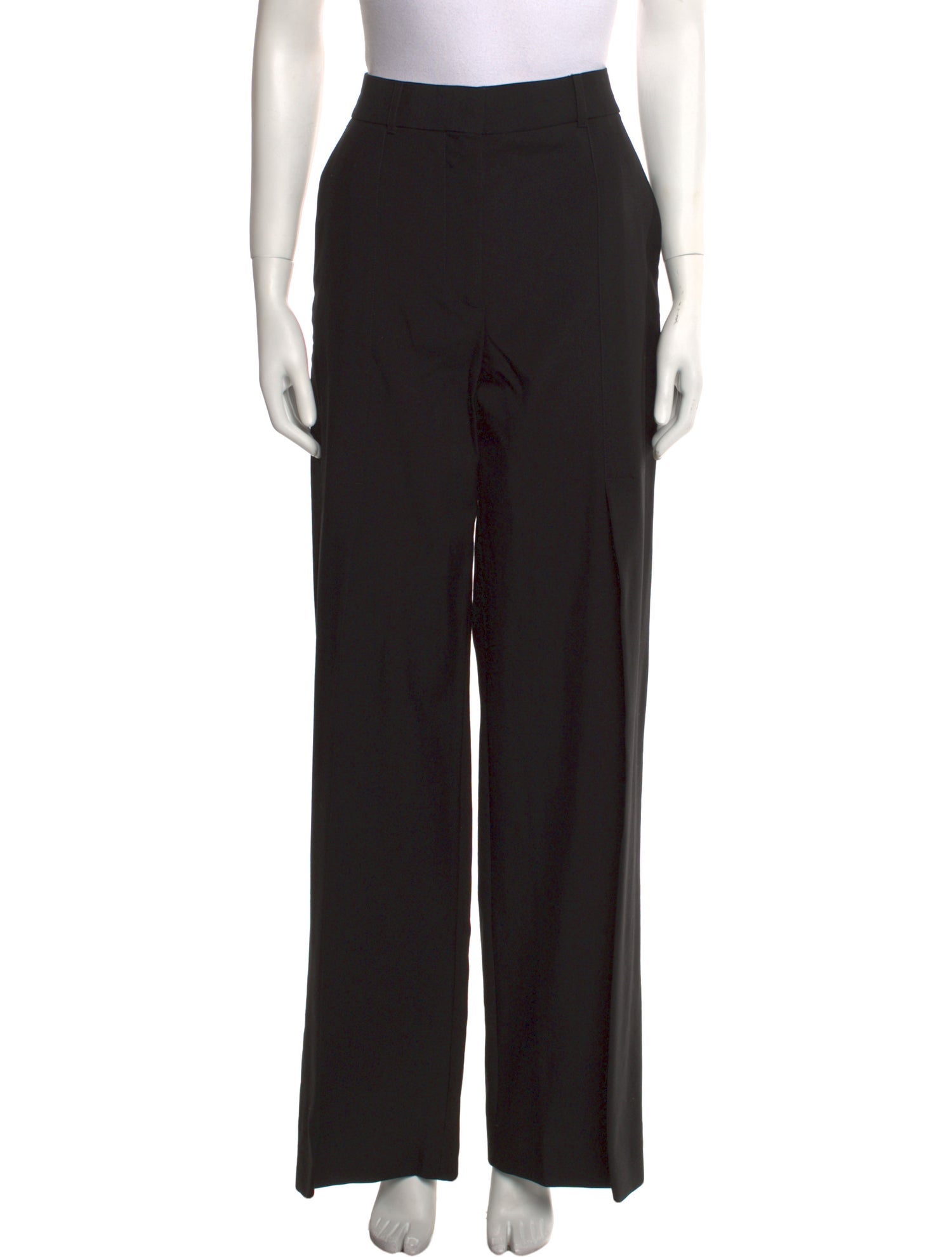 Burberry London Wool Straight Leg Pants