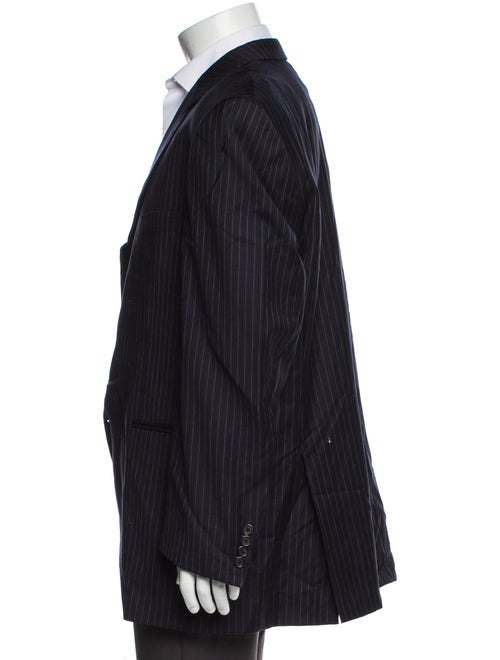 Burberry London Wool Striped Blazer