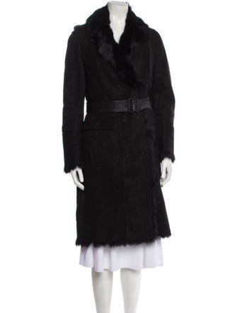 Burberry London Shearling Fur Coat