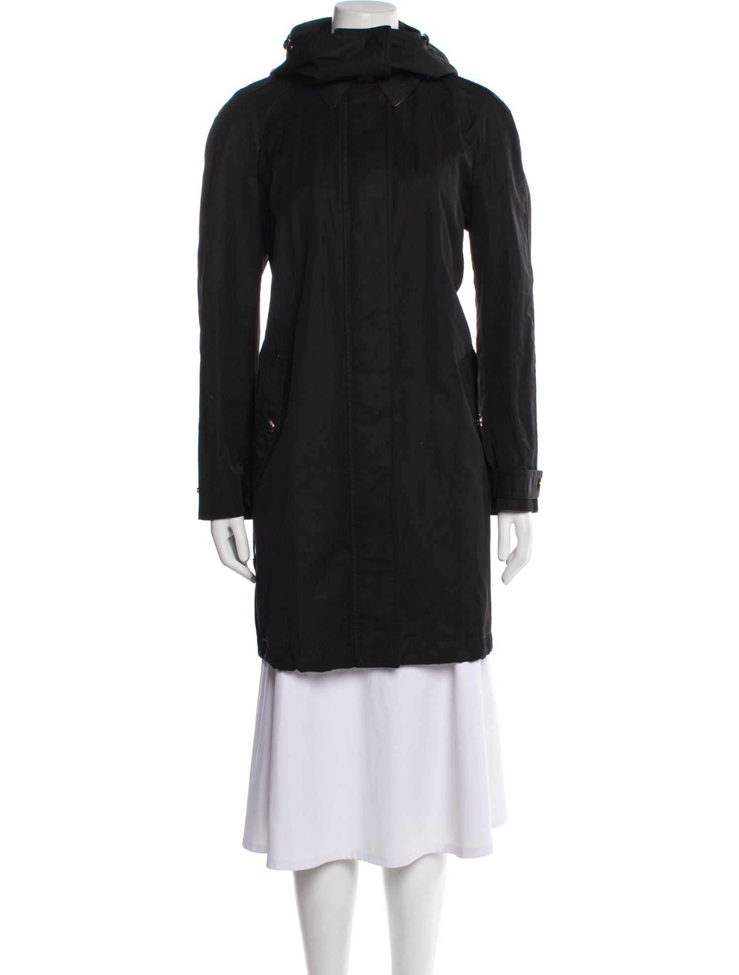 Burberry Black Polyester Coat