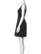 Burberry London Square Neckline Mini Dress