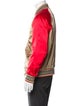 Burberry Colorblock Pattern Bomber Jacket