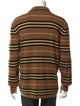 Burberry Merino Wool Striped Polo Sweater
