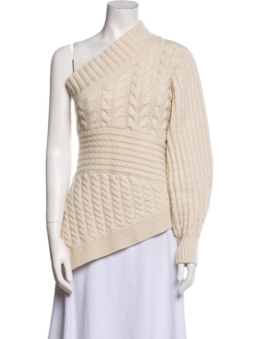 Burberry Cashmere One-Shoulder Sweater