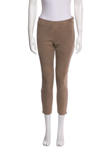 Burberry London Pants Leather Skinny Leg US 4, It38 | S