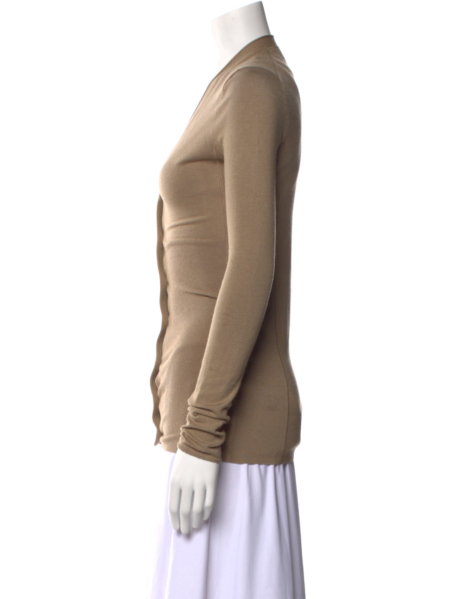 Burberry London Silk Plunge Neckline Sweater
