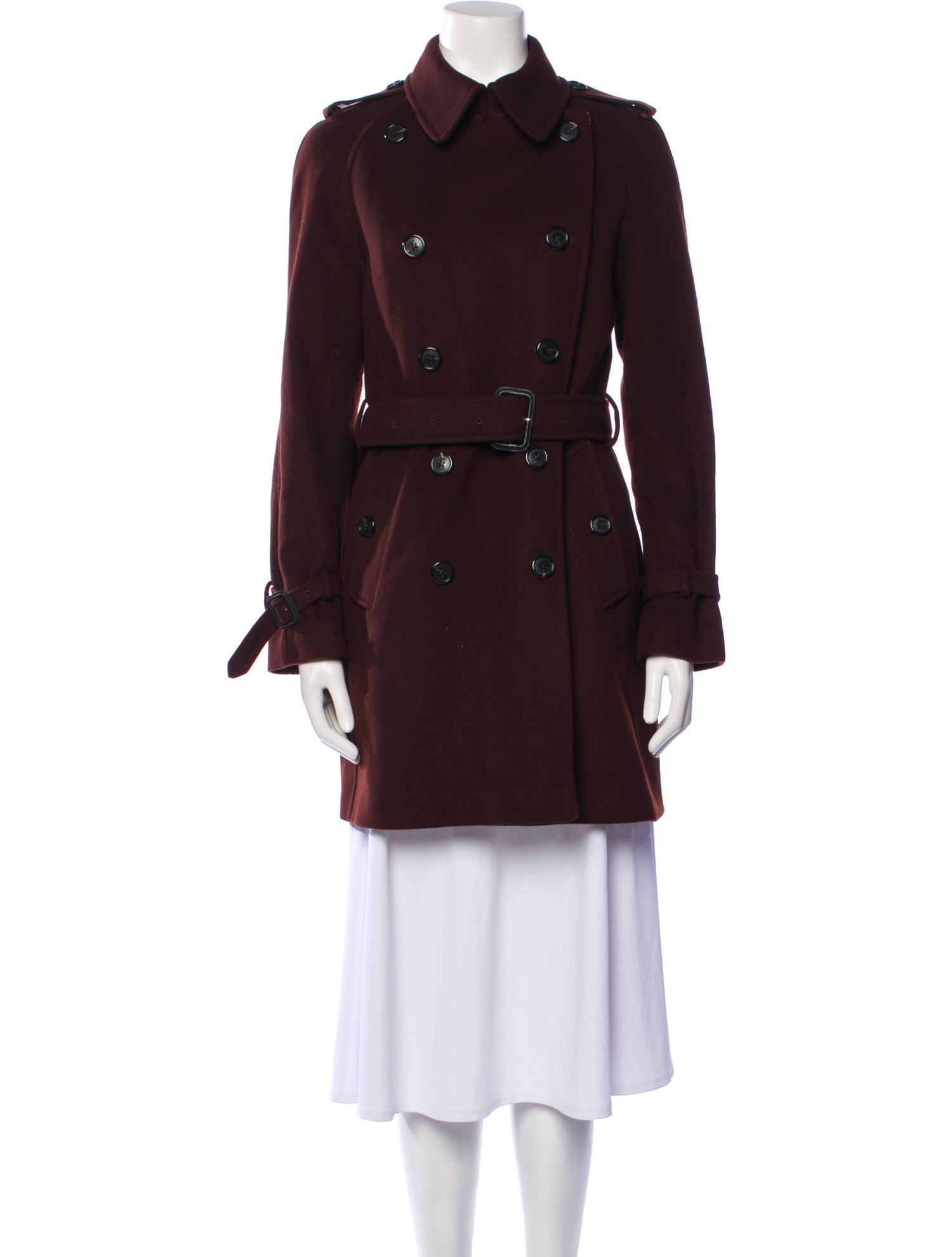 Burberry London Wool Trench Coat