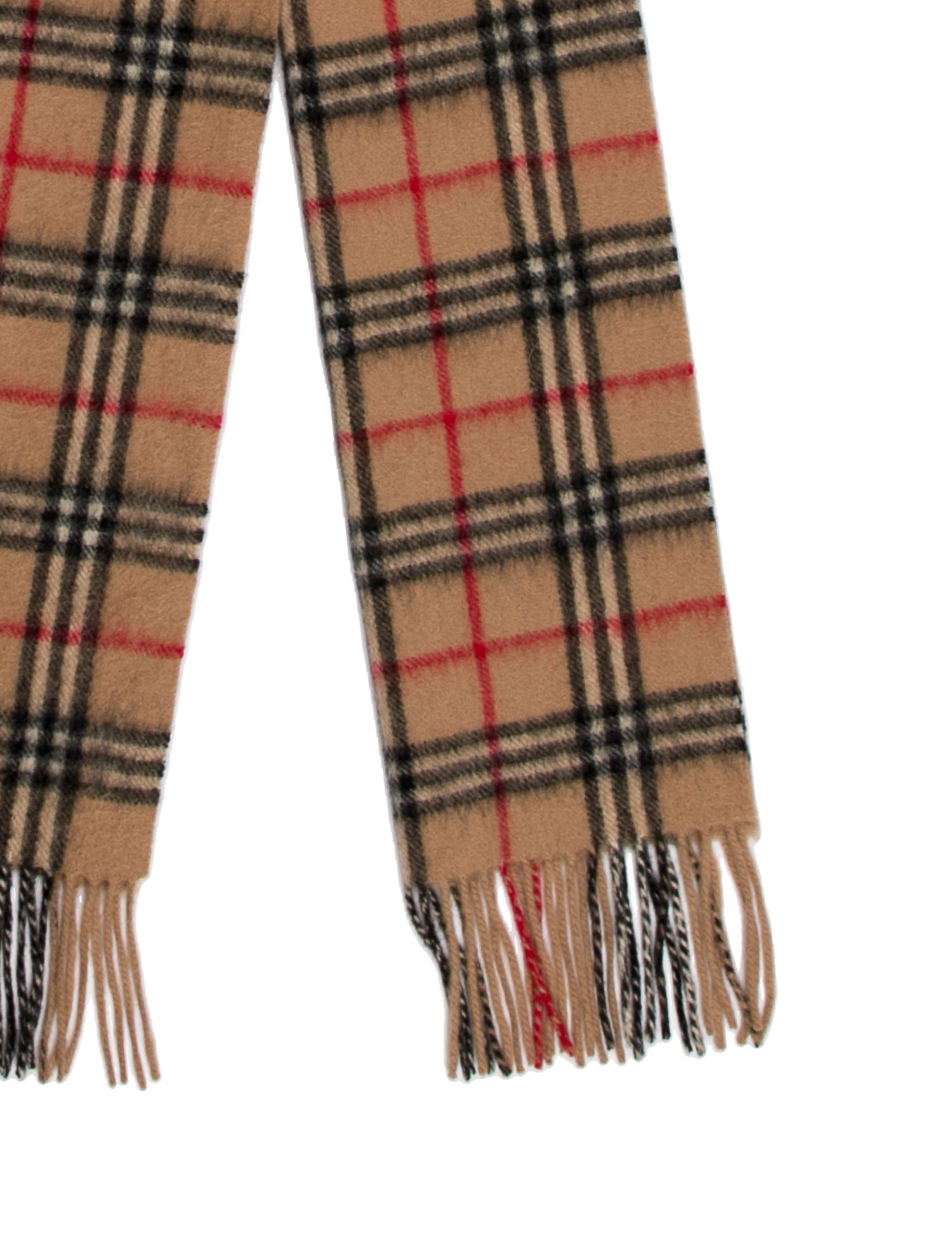 Burberry London Lambswool Nova Check Pattern Scarf