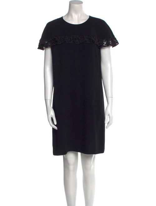 Burberry Crew Neck Mini Dress