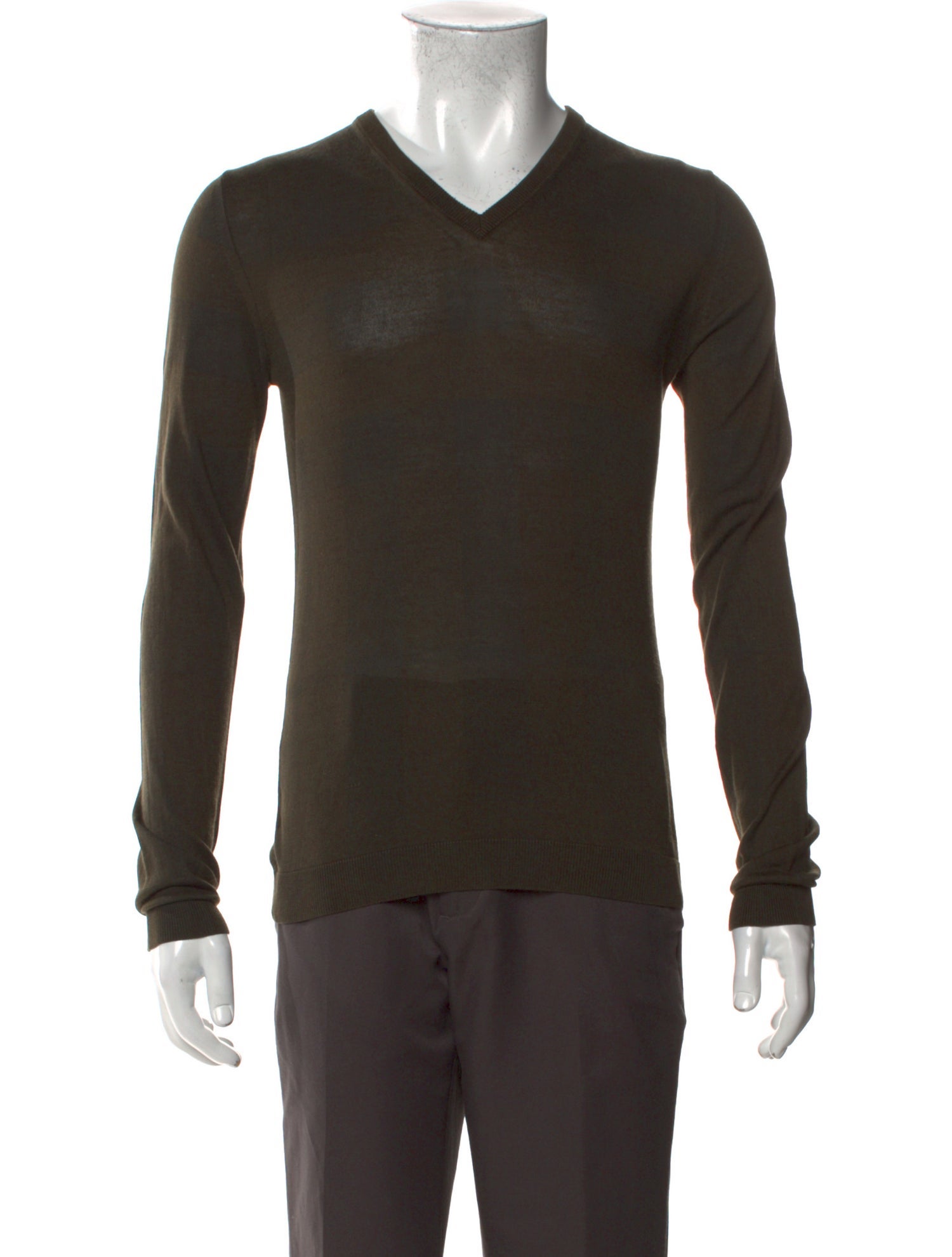 Burberry London Silk V-Neck Pullover