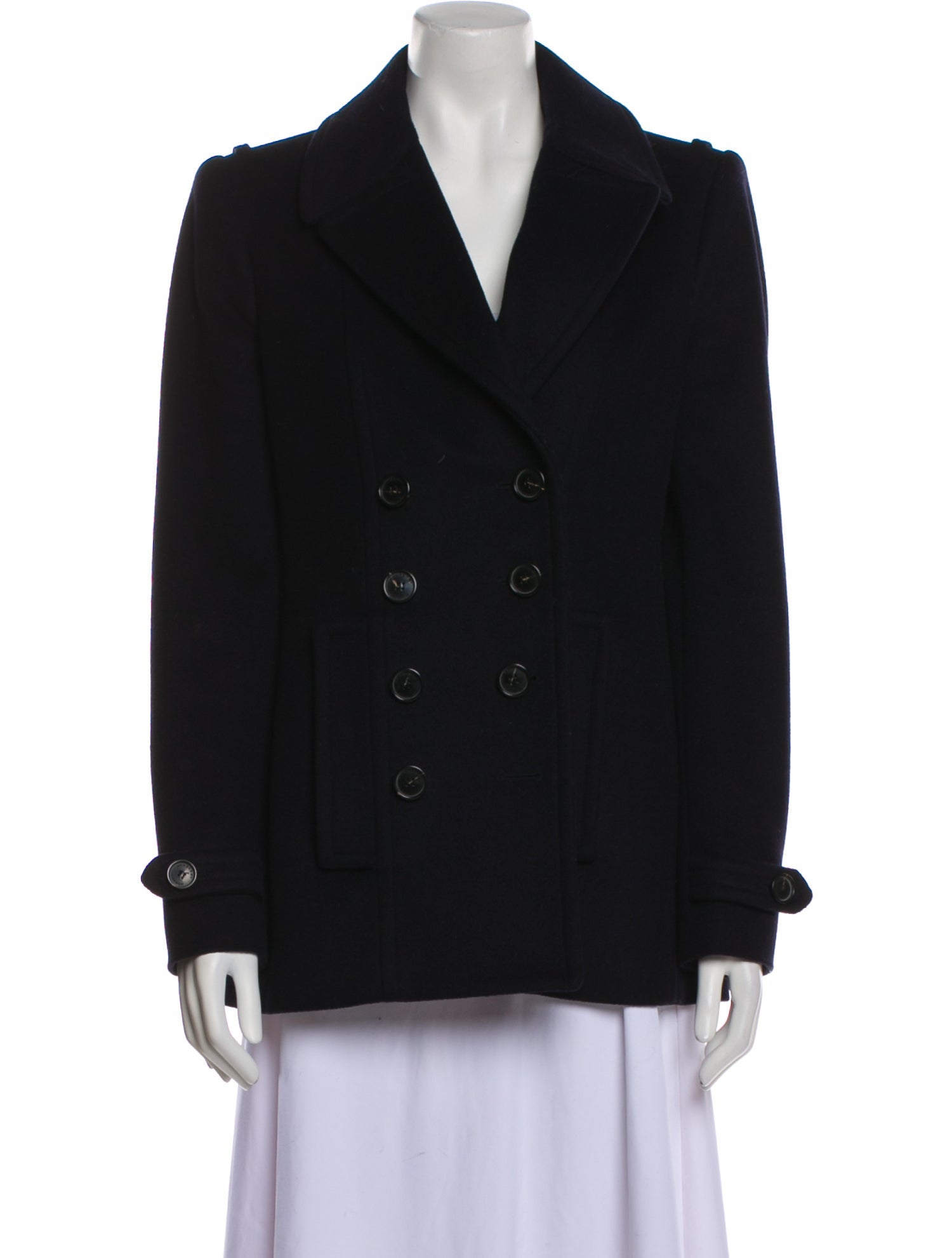 Burberry London Virgin Wool Peacoat