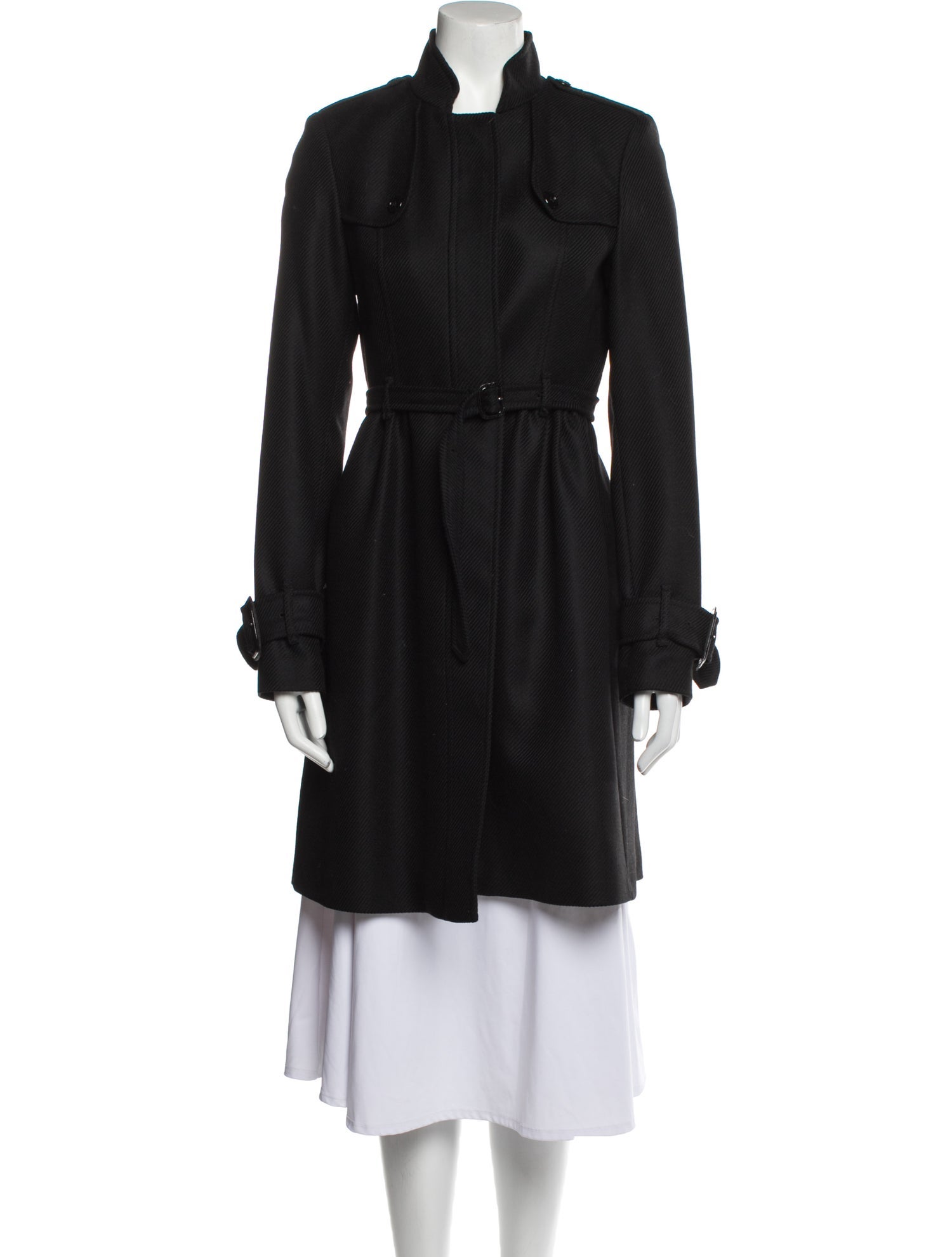 Burberry London Virgin Wool Trench Coat