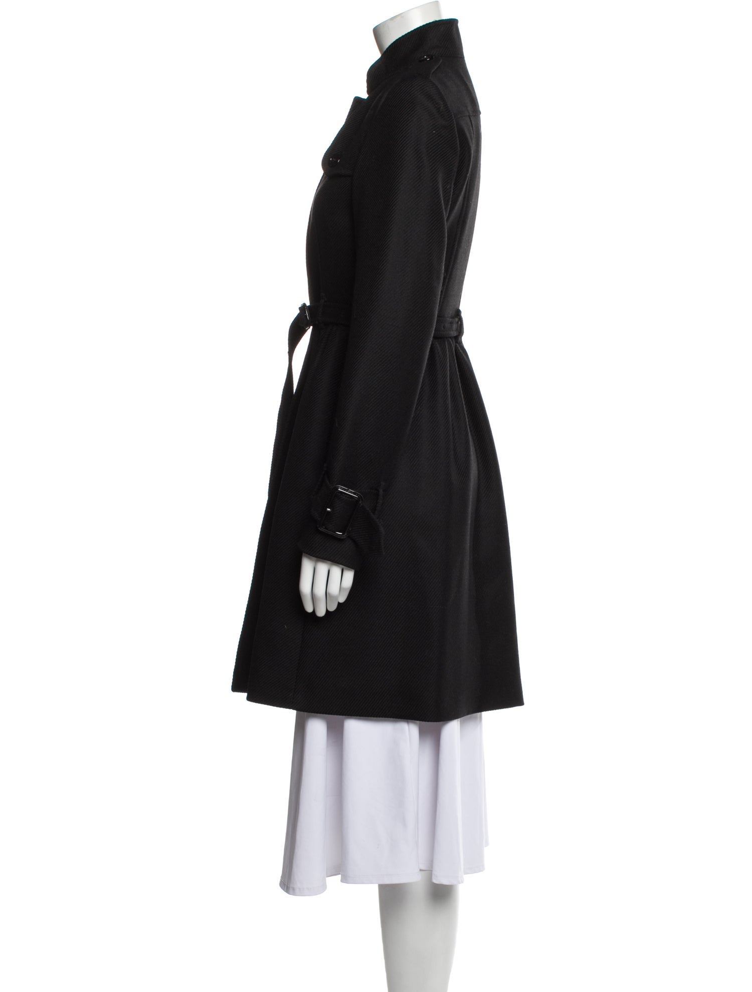 Burberry London Virgin Wool Trench Coat