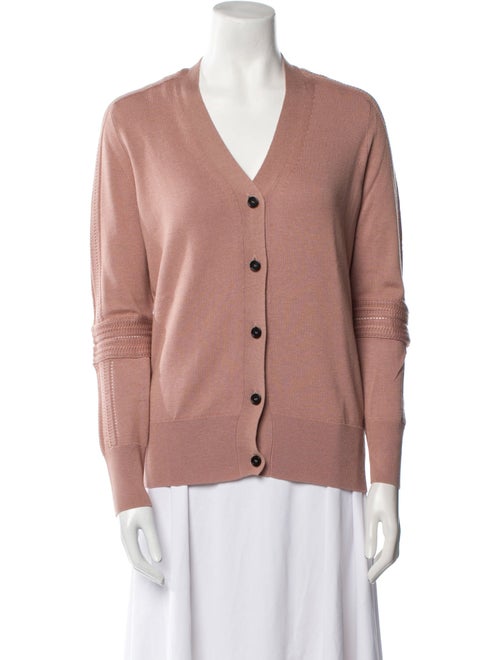 Burberry Silk V-Neck Sweater