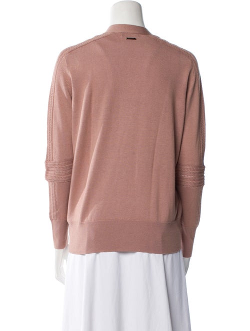 Burberry Silk V-Neck Sweater