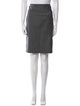 Burberry London Wool Knee-Length Skirt