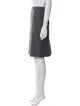 Burberry London Wool Knee-Length Skirt