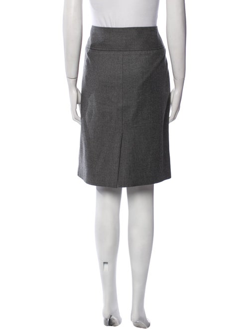 Burberry London Wool Knee-Length Skirt