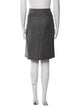Burberry London Wool Knee-Length Skirt