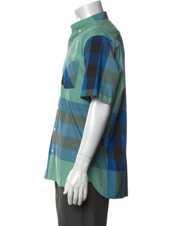 Burberry Exploded Check Pattern Short Sleeve Shirt