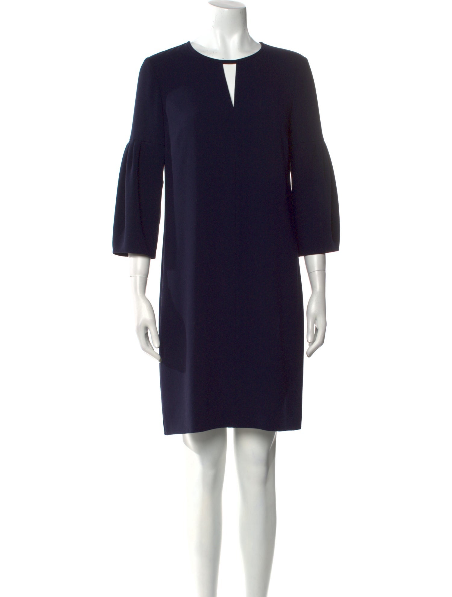 Burberry V-Neck Knee-Length Dress