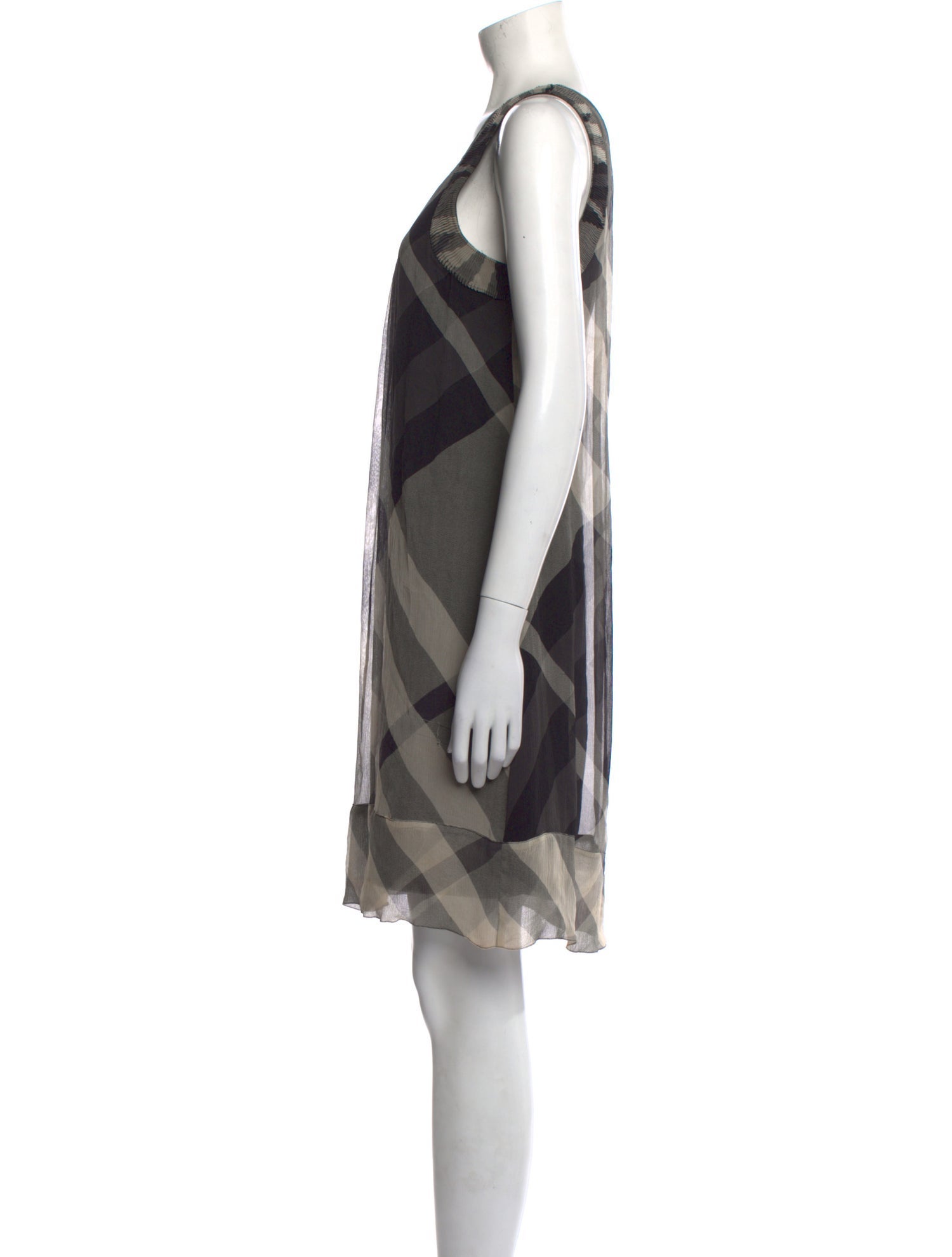 Burberry London Silk Knee-Length Dress