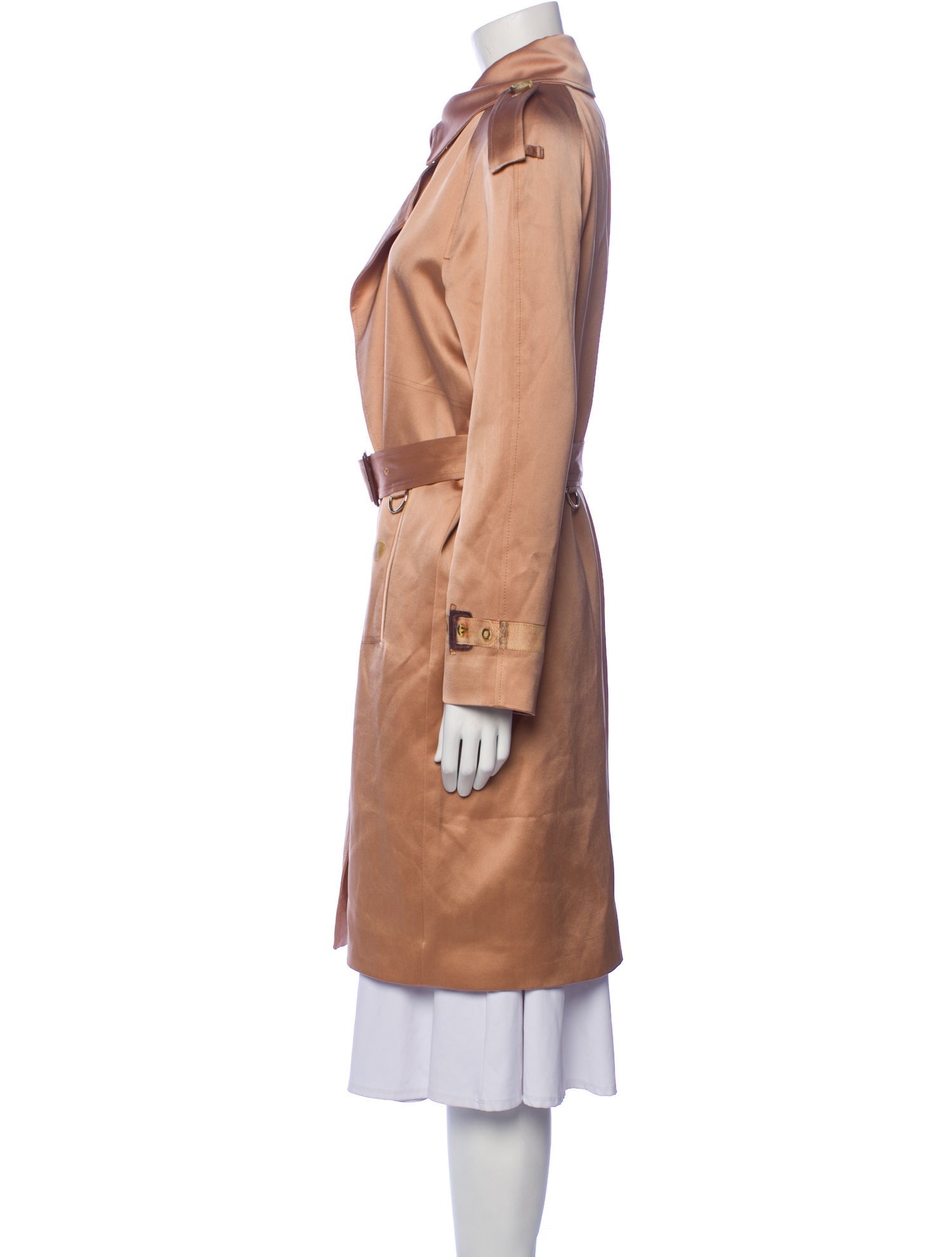 Burberry London Silk Trench Coat