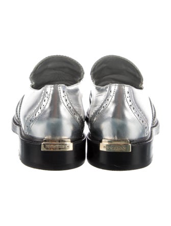 Burberry Leather Tassel Accents Mules