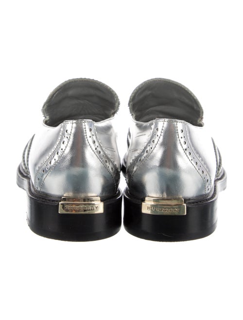 Burberry Leather Tassel Accents Mules