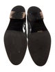 Burberry Leather Tassel Accents Mules
