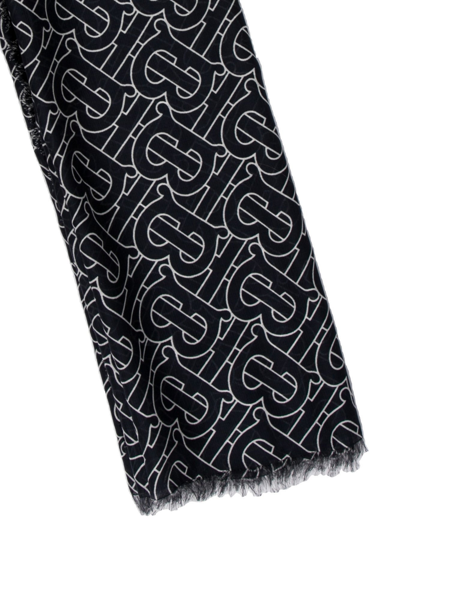 Burberry London TB Monogram Printed Scarf