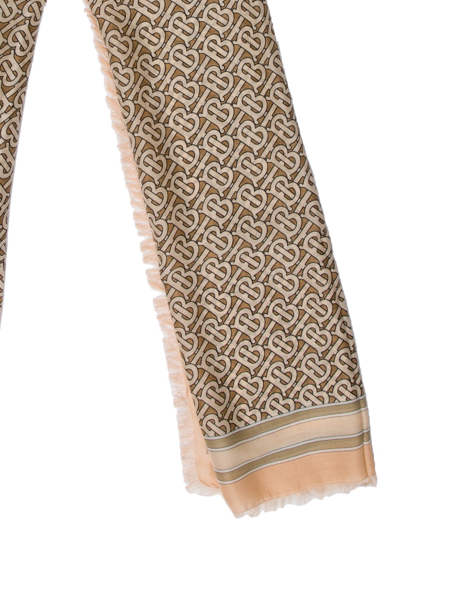 Burberry TB Monogram Printed Scarf