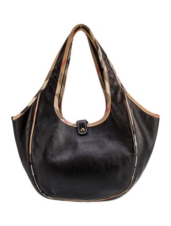 Burberry London Leather Shoulder Bag