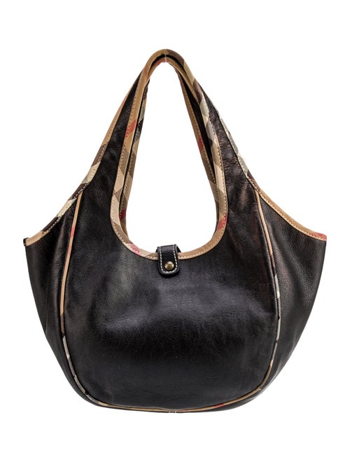 Burberry London Leather Shoulder Bag