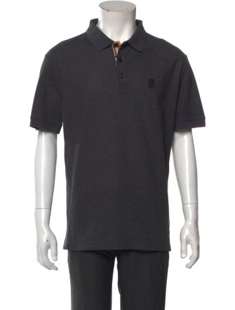 Burberry Nova Check Pattern Collar Polo Shirt