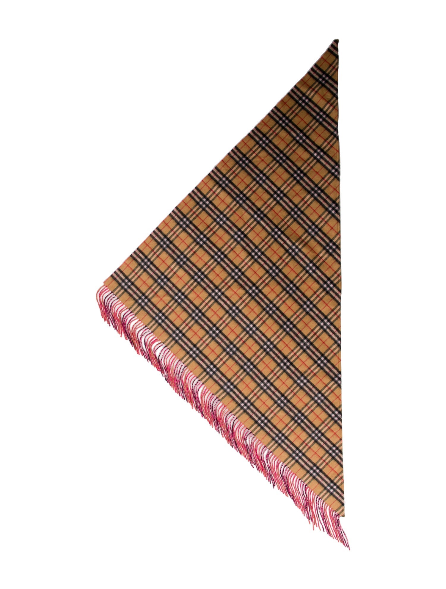 Burberry Wool House Check Pattern Shawl