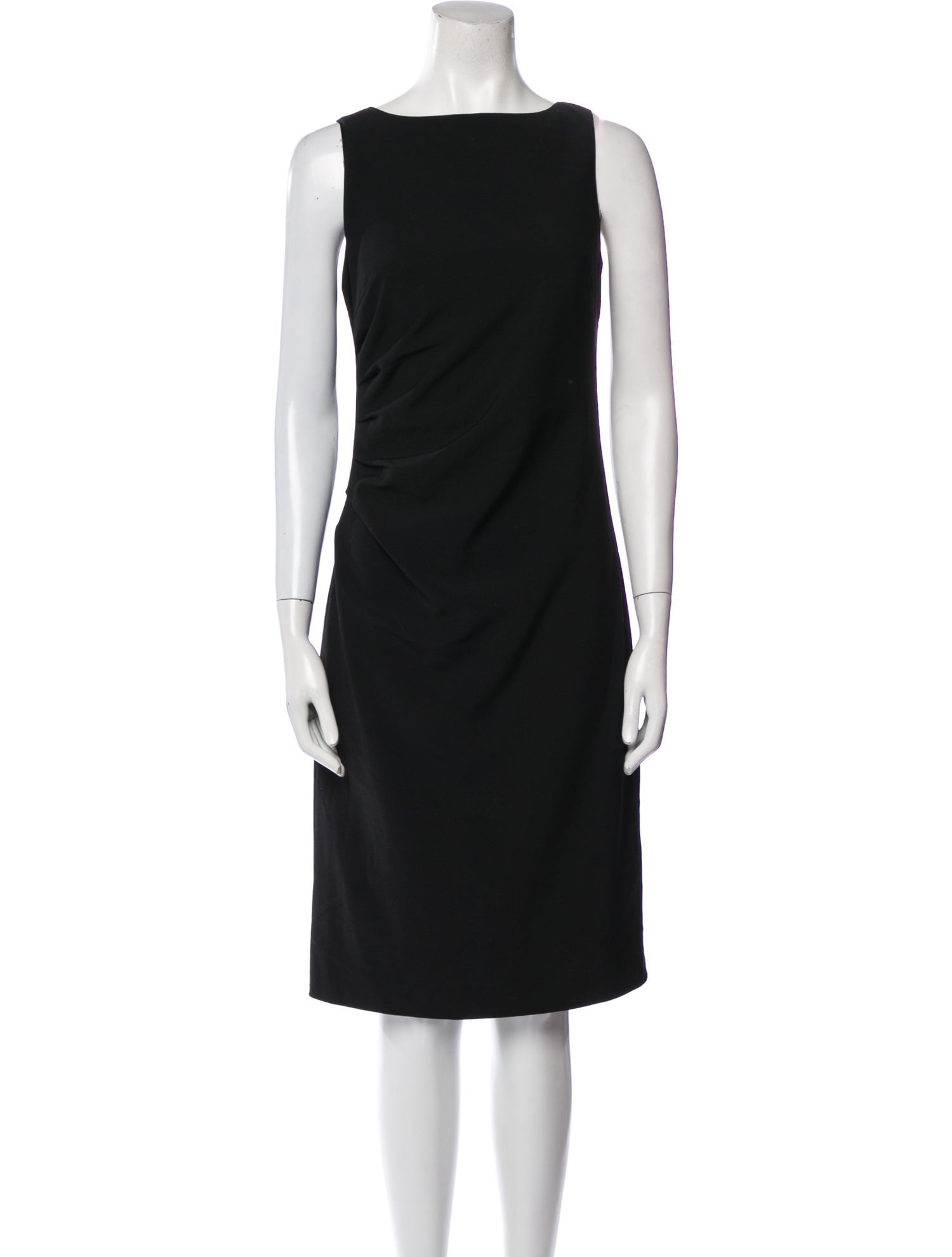Burberry London Bateau Neckline Knee-Length Dress