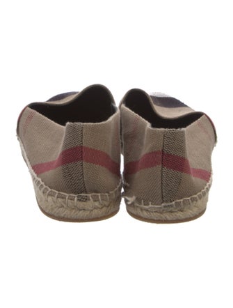 Burberry London Canvas Printed Espadrilles