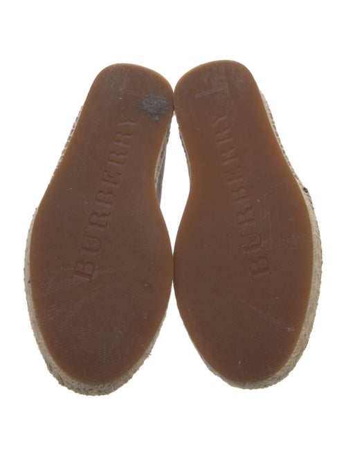 Burberry London Canvas Printed Espadrilles