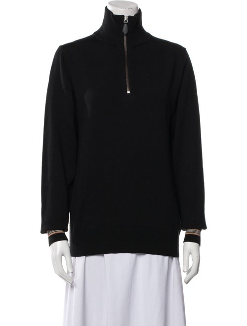 Burberry Wool Mock Neck Sweater