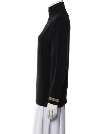 Burberry Wool Mock Neck Sweater