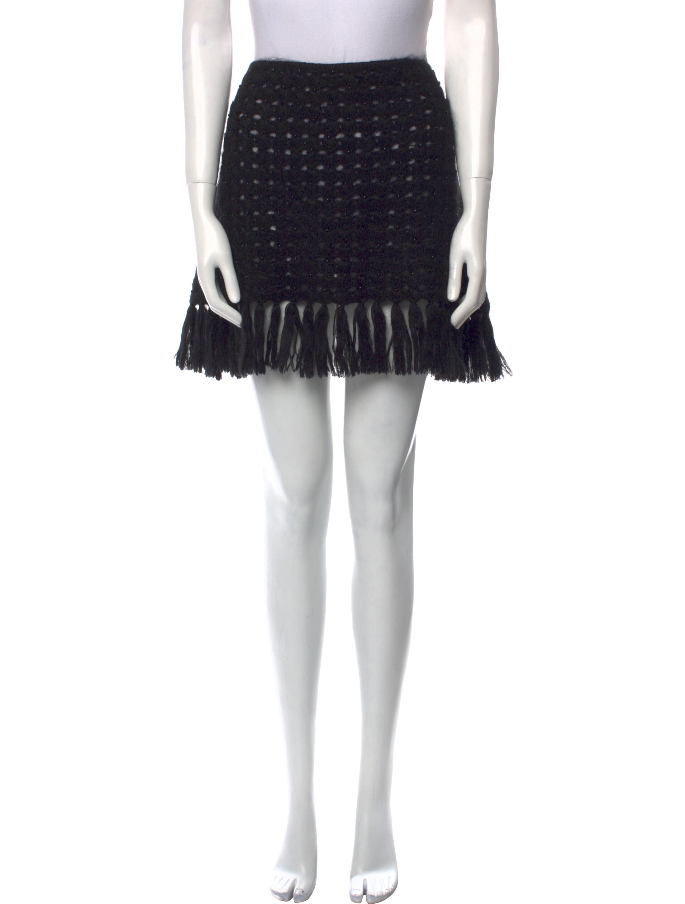 Burberry London Mohair Mini Skirt